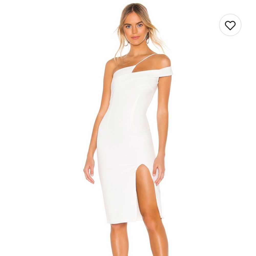 Superdown Asymmetric Midi dress